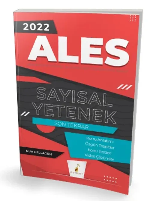 Pelikan Yayınları 2022 ALES Sayısal Yetenek Son Tekrar Konu Anlatımı