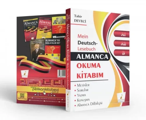 KELEPİR Almanca Okuma Kitabım A1 - A2 - B Seviyesi - kitap Tahir Devec