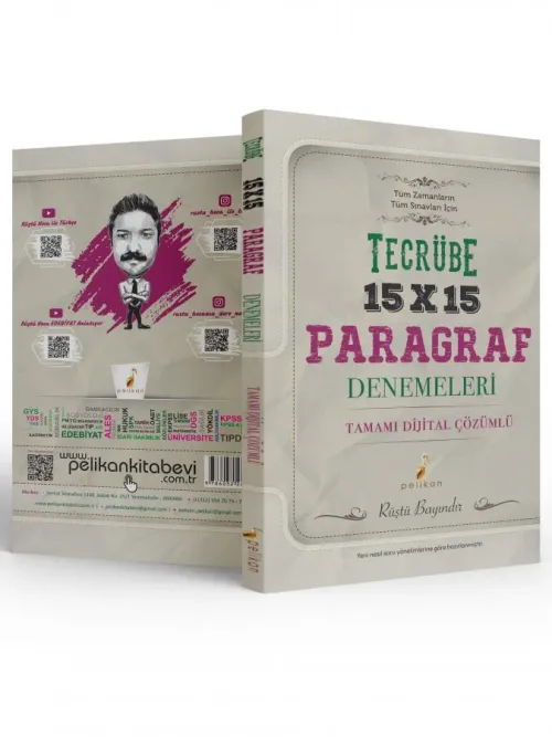 Tecrübe 15x15 Çözümlü Paragraf Denemeleri - kitap Rüştü Bayındır