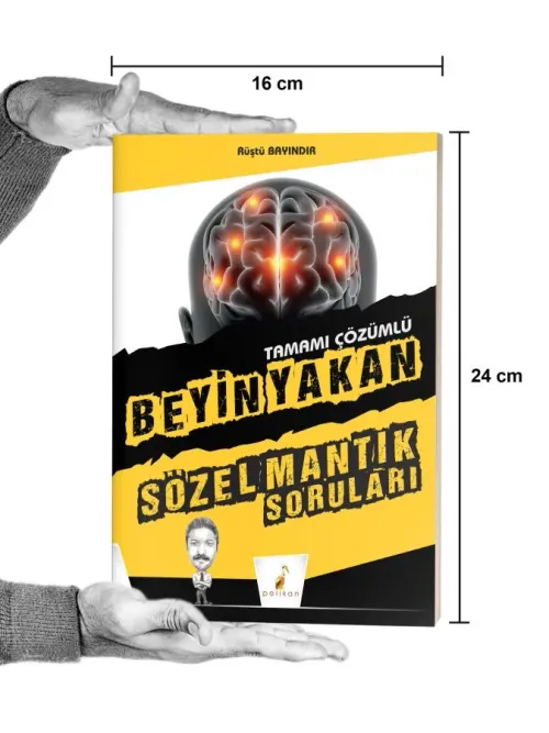 Beyin Yakan Sözel Mantık Soruları Tamamı Çözümlü - kitap Rüştü Bayındı