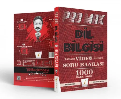 Pro Max Dil Bilgisi Tamamı Video Çözümlü Soru Bankası - kitap Rüştü Ba