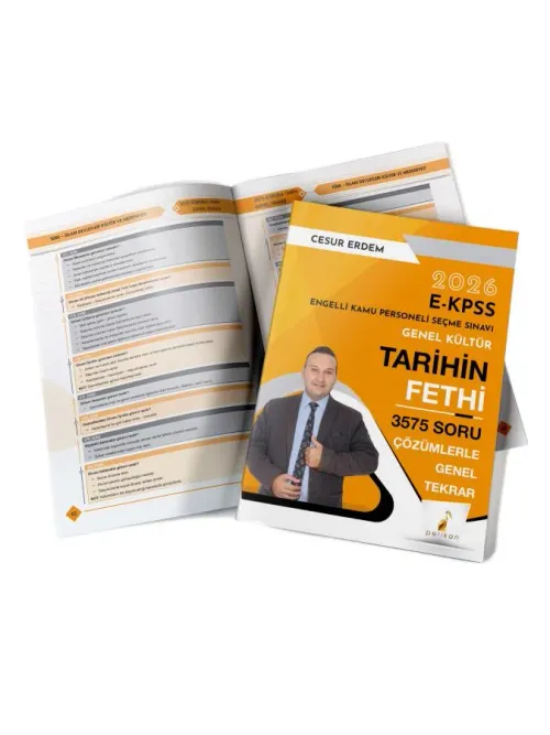 Pelikan Yayınları 2026 EKPSS Genel Kültür Tarihin Fethi 3575 Soru Çözü