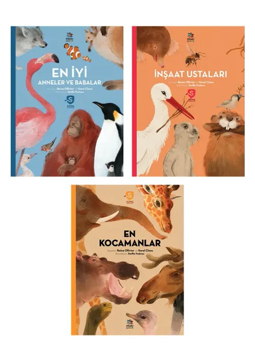 Süper Hayvanlar Serisi 3 Kitap Takım