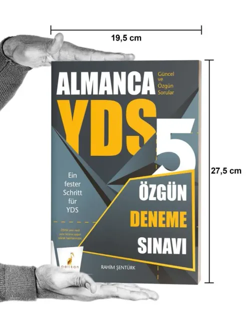 YDS Almanca Özgün 5 Deneme Sınavı - kitap Rahim Şentürk