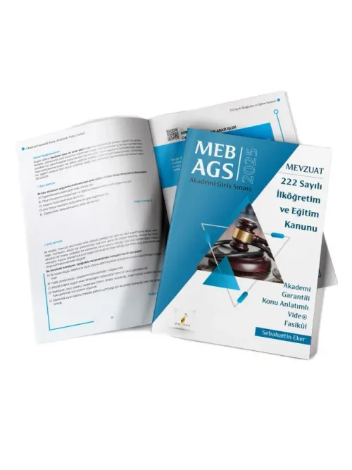 MEB - AGS Mevzuat Bilgisi 222 Sayılı İlköğretim ve Eğitim Kanunu Konu 