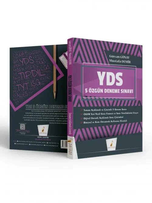 KELEPİR YDS İngilizce Çek Kopar 5 Özgün Deneme Sınavı Dijital Çözümlü 