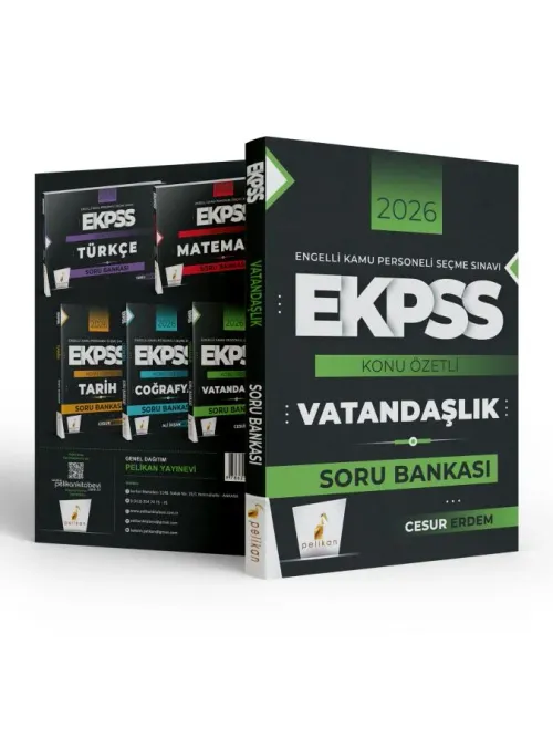 Pelikan Yayınları 2026 EKPSS Vatandaşlık Konu Özetli Soru Bankası - ki