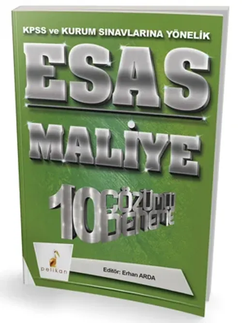 Esas Maliye 10 Çözümlü Deneme KPSS ve Kurum Sınavlarına Yönelik 2018