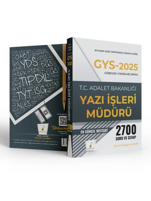 GYS 2025 Adalet Bakanlığı Görevde Yükselme Yazılı Sınavı Yazı İşleri M