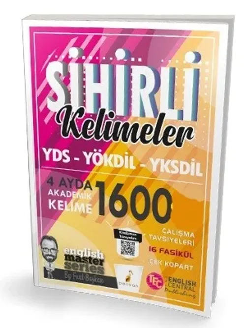 YDS YÖKDİL YKSDİL Sihirli Kelimeler 4 Ayda 1600 Akademik Kelime Çek Kopart 16 Fasikül