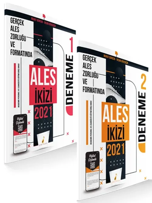 Pelikan Yayınları 2021 ALES İkizi 2 Özgün Deneme Sınavı Dijital Çözümlü