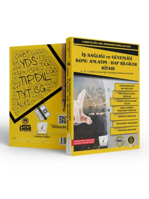 KELEPİR İş Sağlığı ve Güvenliği İSG Konu Anlatım Hap Bilgiler Kitabı -