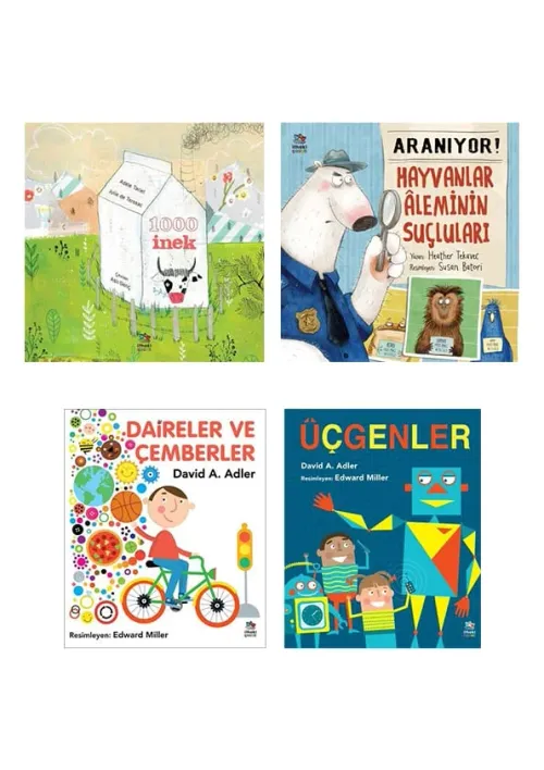 Kitaplarla Öğreniyorum Seti( 4 Kitap Takım) - kitap Kolektif