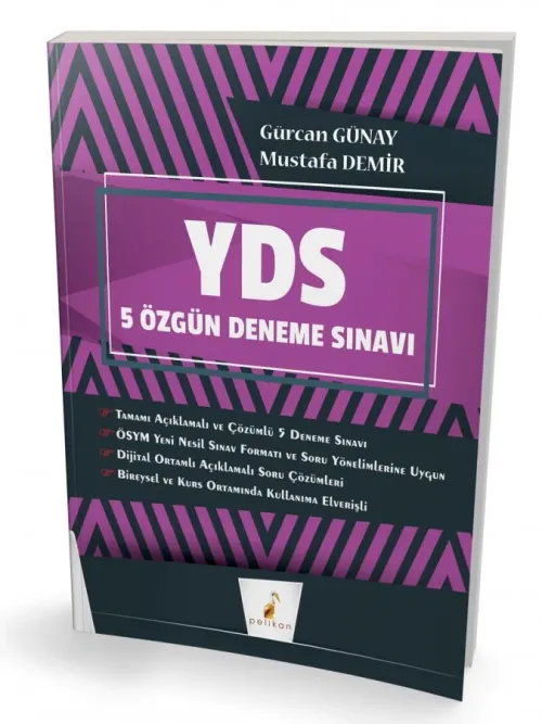 YDS İngilizce Çek Kopar 5 Özgün Deneme Sınavı Dijital Çözümlü