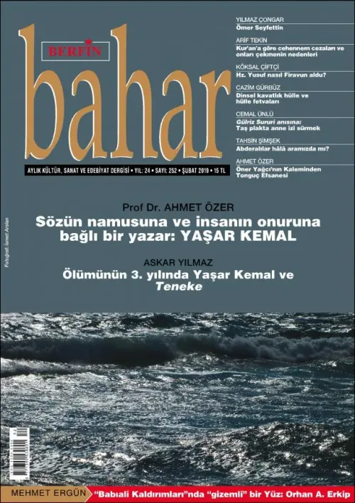 Berfin Bahar Aylık Kültür Sanat ve Edebiyat Dergisi Sayı: 252 Şubat 20