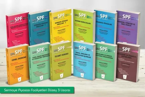 Pelikan Yayınları SPK - SPF Sermaye Piyasası Faaliyetleri Düzey 3 Lisansı (12 Kitap)