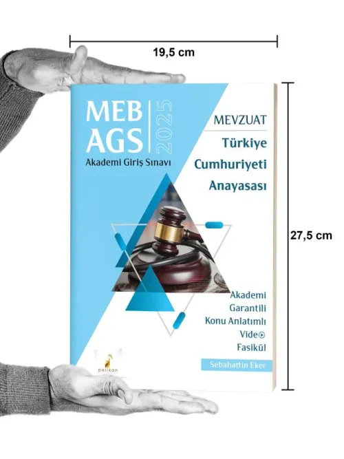 MEB - AGS Mevzuat Bilgisi Türkiye Cumhuriyeti Anayasası Konu Anlatımlı