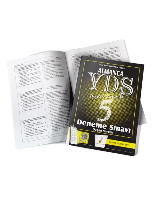 YDS Almanca Dijital Çözümlü 5 Deneme Sınavı - kitap Erdem Karabulut