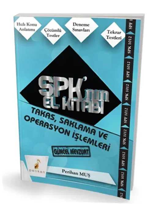SPK'nın El Kitabı Takas, Saklama ve Operasyon İşlemleri 1012
