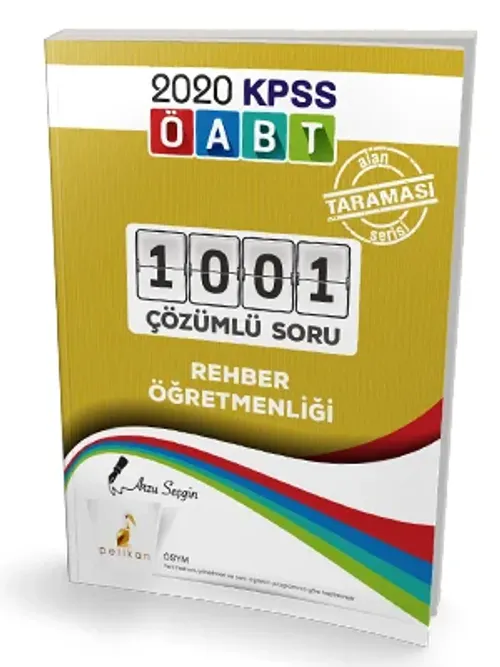 ​Pelikan Yayınları 2020 ÖABT Rehber Öğretmenliği 1001 Çözümlü Soru