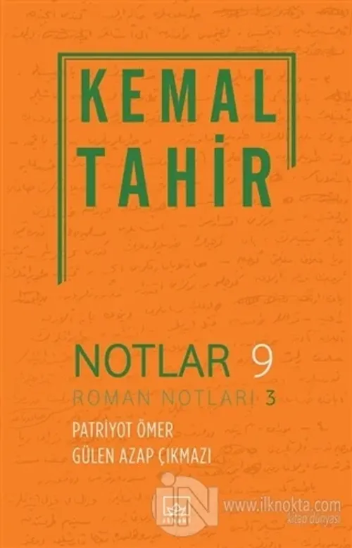 Notlar 9 - Roman Notları 3