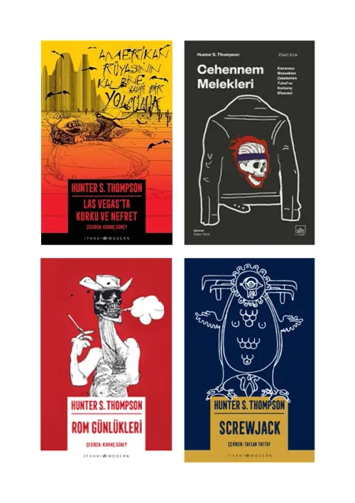 Hunter S. Thompson 4 Kitap Takım