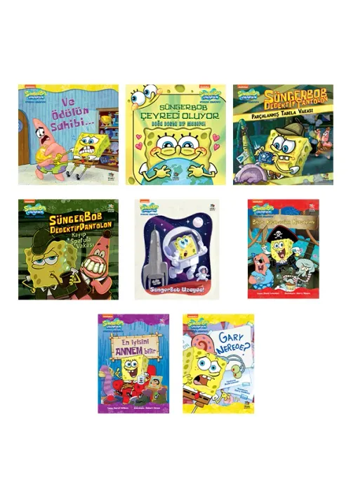 SüngerBob 8 Kitap Takım - kitap Kolektif