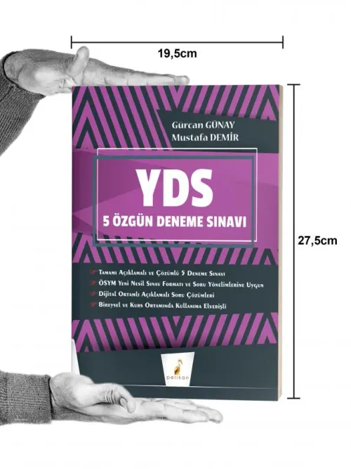 KELEPİR YDS İngilizce Çek Kopar 5 Özgün Deneme Sınavı Dijital Çözümlü 