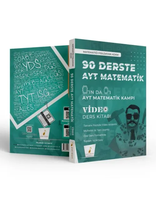 0'ın da 0'ı 90 Derste AYT Matematik Kampı Video Ders Kitabı - kitap Ma