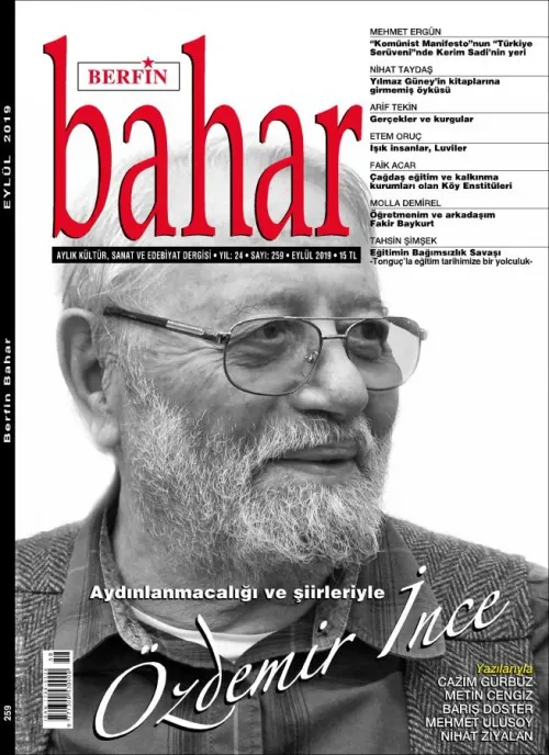 Berfin Bahar Aylık Kültür Sanat ve Edebiyat Dergisi Sayı: 259 Eylül 20