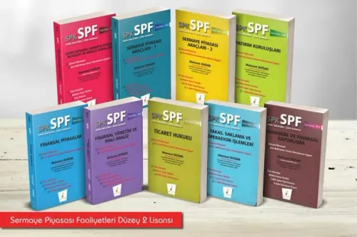 Pelikan Yayınları SPK - SPF Sermaye Piyasası Faaliyetleri Düzey 2 Lisansı (9 Kitap)