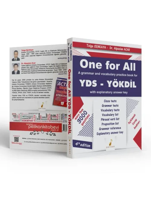One For All A Grammar and Vocabulary Practice Book For YDS - kitap Tol