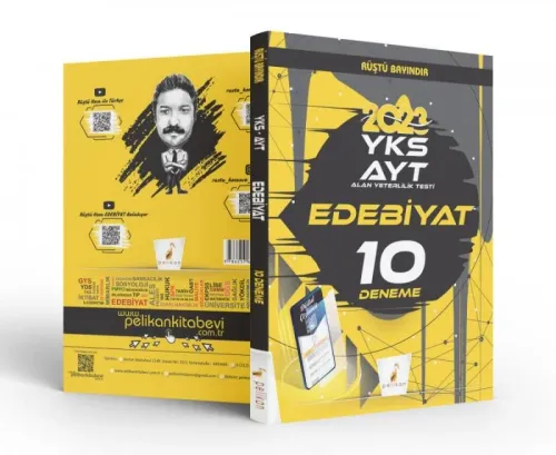 Pelikan Yayınları 2023 AYT Edebiyat Dijital Çözümlü 10 Deneme Sınavı -