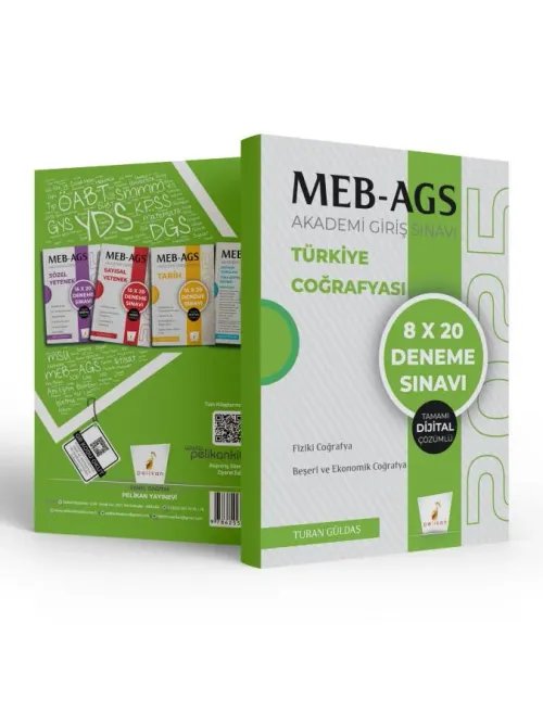 MEB - AGS Hazırlık Türkiye Coğrafyası 8x20 Tamamı Dijital Çözümlü Dene