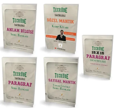 ALES DGS için Tecrübe Taktiklerle Türkçe Seti - Paragraf, Anlam Bilgis