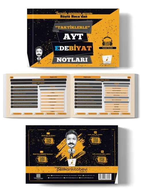 Rüştü Hoca'dan Taktiklerle AYT Edebiyat Notları - kitap Rüştü Bayındır