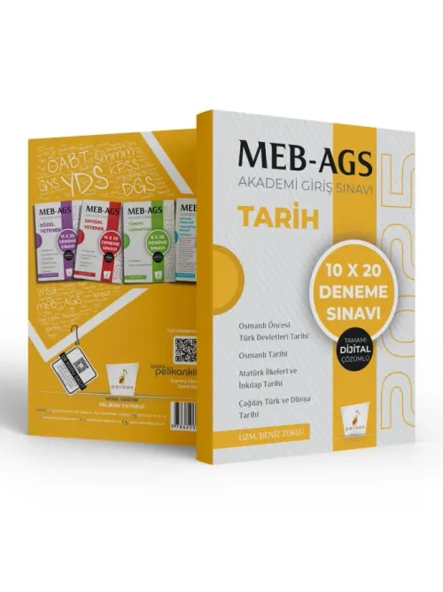 MEB - AGS Hazırlık Tarih 10x20 Tamamı Dijital Çözümlü Deneme Sınavı - 
