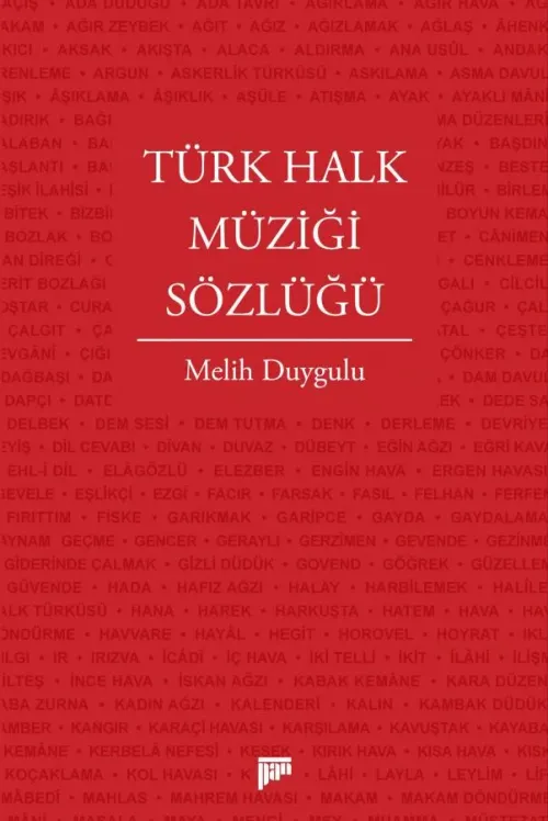 Türk Halk Müziği Sözlüğü