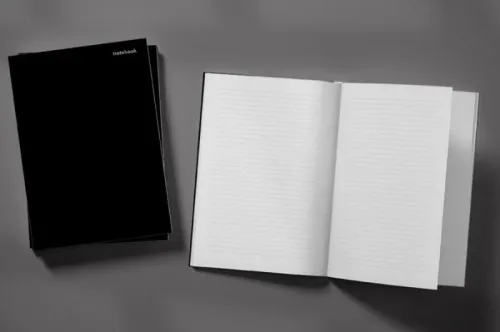 Basketball Ball on Black Background Weekly Planner & Notebook - kitap