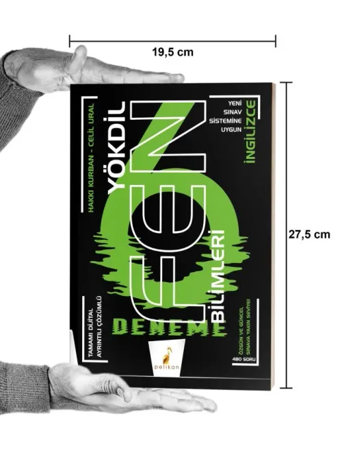 YÖKDİL Fen Bilimleri Dijital Çözümlü 6 Deneme Sınavı - kitap Hakkı Kur
