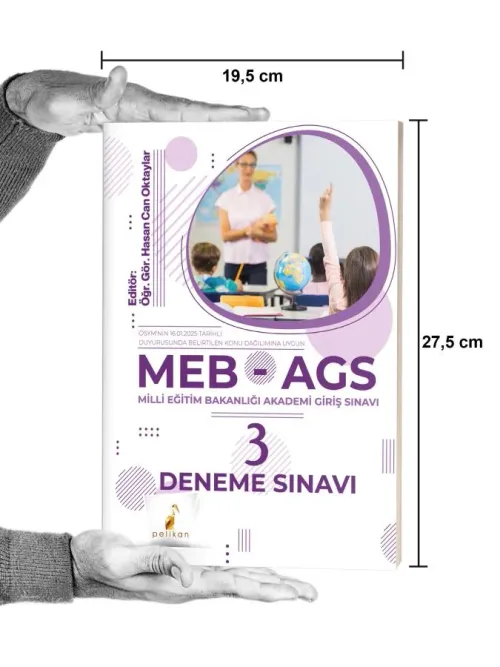2025 MEB - AGS Hazırlık 3 Deneme Sınavı - kitap Hasan Can Oktaylar