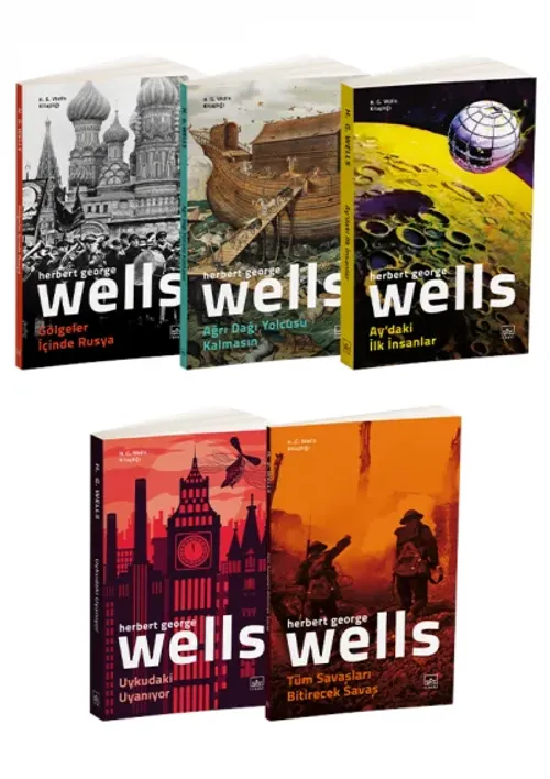 H. G. Wells 5 Kitap Takım