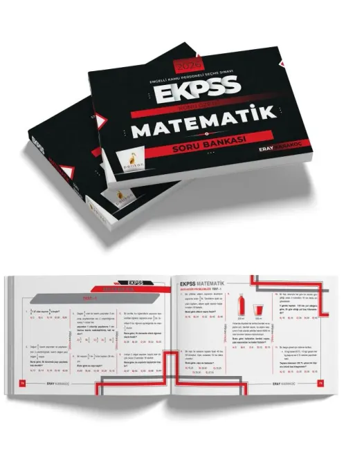 Pelikan Yayınları 2026 EKPSS Matematik Konu Özetli Soru Bankası - kita