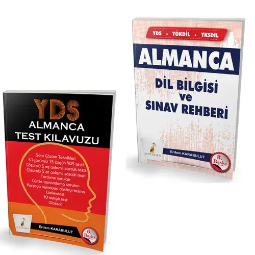 Kazandıran Set Kampanyalı Almanca Dilbilgisi ve Sınav Rehberi - YDS Almanca Test Kılavuzu