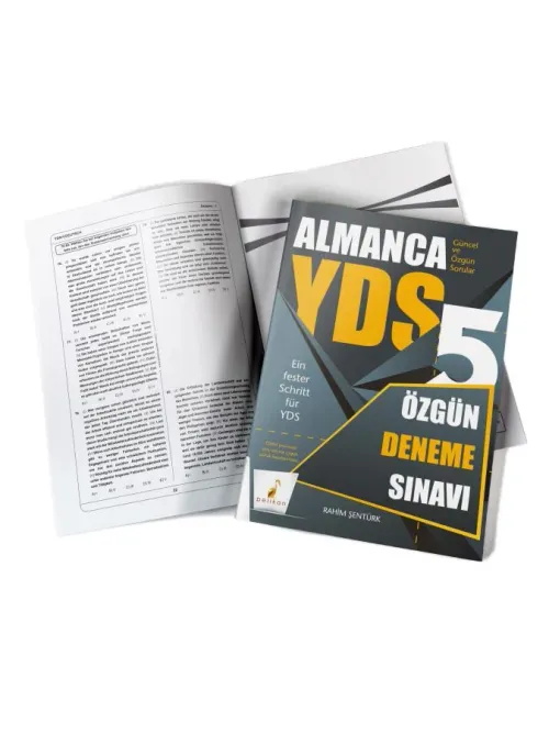 YDS Almanca Özgün 5 Deneme Sınavı - kitap Rahim Şentürk