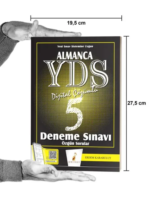 YDS Almanca Dijital Çözümlü 5 Deneme Sınavı - kitap Erdem Karabulut