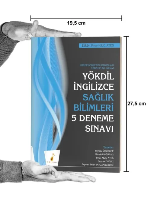 YÖKDİL İngilizce Sağlık Bilimleri 5 Deneme Sınavı - kitap Pınar Kılıç