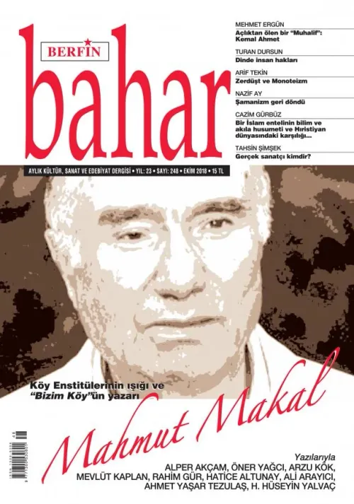 Berfin Bahar Aylık Kültür Sanat ve Edebiyat Dergisi Sayı: 248 Ekim 201