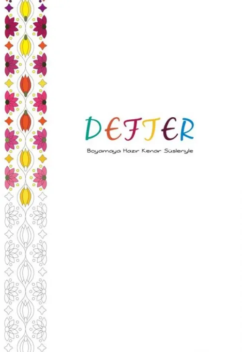 Defter – Boyamaya Hazır Kenar Süsleriyle - kitap