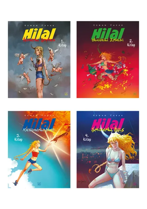 Hilal Çizgi Roman Serisi (4 Kitap Takım)